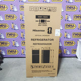 Hisense 21.2-cu ft Standard-Depth 30-in Wide Top-Freezer Refrigerator ( Stainless Steel ) Garage Ready ENERGY STAR Certified