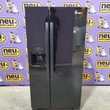 Whirlpool 21.4 cu. ft. Side by Side Refrigerator in Black WRS321SDHB -Scratch & Dent (Major)