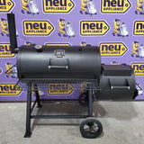 Oklahoma Joe's Highland 879-Sq. in Black Horizontal Charcoal Smoker 22521695 - 24203001 - Certified Refurbished