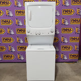 GE 3.8 cu. ft. Washer 5.9 cu. ft. Long Vent Electric Dryer Combo in White GUV27ESSMWW - Certified Refurbished