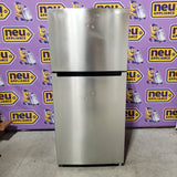 Vissani 18.1 cu. ft. Top Freezer Refrigerator in Fingerprint Resistant Stainless Steel Look, Garage Ready MDTF18SSR5 - Scratch & Dent (Major)