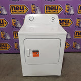 Amana 6.5 Cu. Ft. Electric Dryer with Wrinkle Shield Option and Automatic Dryness Control in White NED4655EW - Scratch & Dent (Minor)