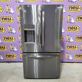 Frigidaire 28 Cu. Ft. Standard-Depth French Door Refrigerator in Black Stainless Steel FRFS2823AD - Scratch & Dent (Moderate)