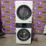 Electrolux 300 Series Laundry Tower Single Unit Washer & Electric Dryer with LuxCare® Wash System in White ELTE7300AW - Scratch & Dent (Moderate)