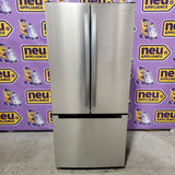 Vissani 30 in. 18.4 cu. ft. Standard-Depth French Door Bottom Freezer Refrigerator in Fingerprint Resistant Stainless Steel Look MDFDBM18SS6 - Scratch & Dent (Minor)