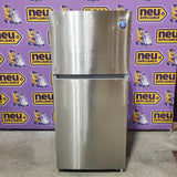 Midea 18 Cu. Ft. Stainless Garage Ready Top Freezer Refrigerator in Stainless Steel MRT18D3BST - Scratch & Dent (Minor)