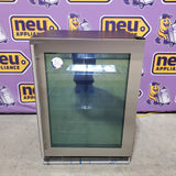 U-Line 24 Inch Beverage Center with 5.5 Cu. Ft. Capacity, Adjustable Glass Shelves, Wine Racks, LOW-E Argon Thermopane Glass Door, and Convection Cooling UHBV124SG01A - Scratch & Dent (Minor)