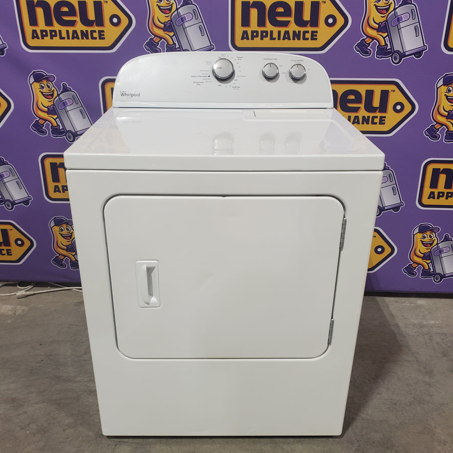 Whirlpool 3.8–3.9 Cu. Ft. Top Load Washer with 2 in 1 Removable Agitator and Soil Level Selection WTW4957PW - Certified Refurbished and Whirlpool 7-cu ft Vented Electric Dryer WED4815EW - Certified Refurbished