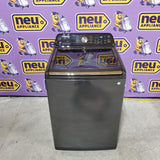 Samsung 4.7 cu. ft. Large Capacity Smart Top Load Washer with Active WaterJet in Brushed Black 22142790 - WA47CG3500AV - Open Box