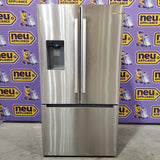 Bosch Fastest Ice Maker Standard-Depth 300 Series 26-cu ft 3-Door Smart Compatible French Door Refrigerator with Ice Maker with Water and Ice Dispenser in Stainless Steel 22121511 - B36FD31ENS - Scratch & Dent (Moderate)