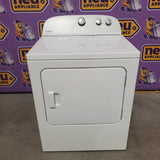 Whirlpool White Electric Extra Large 7.0 Cu. Ft. Dryer with Wrinkle Shield WED4815EW - Scratch & Dent (Minor)