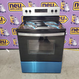 Whirlpool Stainless Steel 4.8 cu. ft. Electric Range with Keep Warm Setting and Large Oven Window WFC150M0JS - Open Box