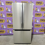 Vissani 30 in. 18.4 cu. ft. Standard-Depth French Door Bottom Freezer Refrigerator in Fingerprint Resistant Stainless Steel Look MDFDBM18SS6 - Scratch & Dent (Moderate)