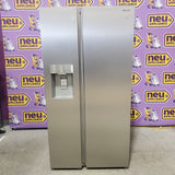 Hisense 29.1 cu. ft. Standard Depth Side by Side Refrigerator Stainless Steel HRS290P5FSE - Scratch & Dent (Moderate)
