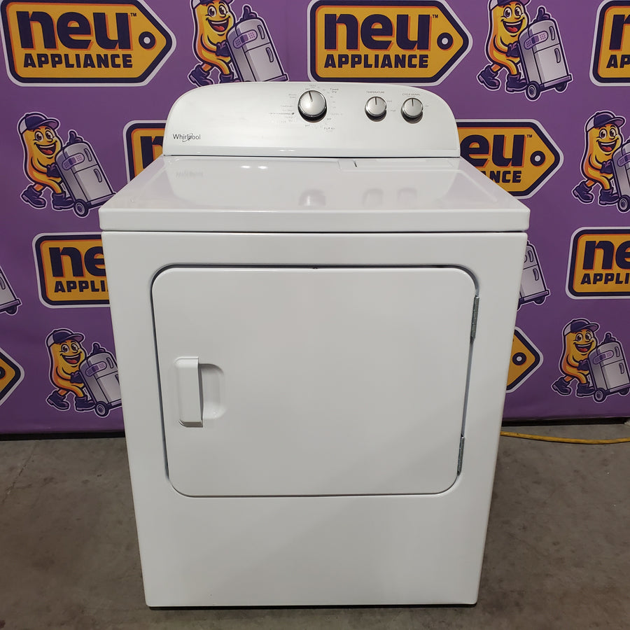 Whirlpool 3.8–3.9 Cu. Ft. Top Load Washer with 2 in 1 Removable Agitator and Soil Level Selection WTW4957PW - Certified Refurbished and Whirlpool 7-cu ft Vented Electric Dryer WGD4815EW - Open Box (Copy)