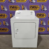 Amana 6.5 Cu. Ft. Electric Dryer with Wrinkle Shield Option and Automatic Dryness Control in White 22442643 - NED4655EW - Scratch & Dent (Minor)