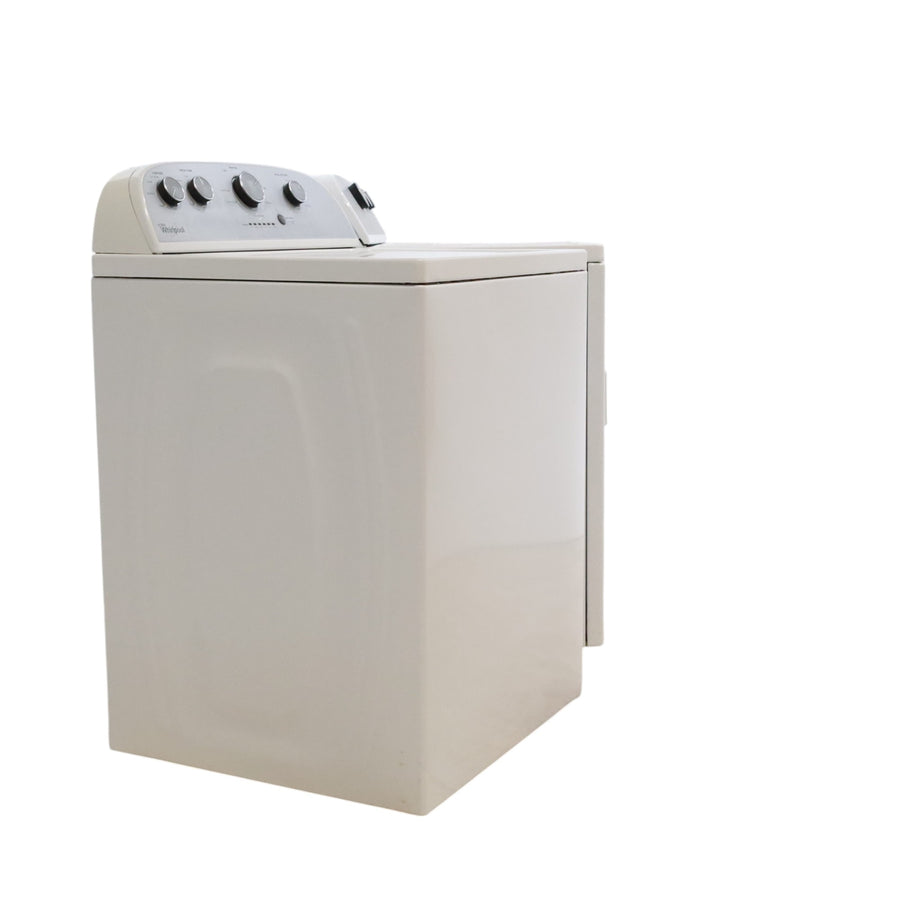 Neu Preferred Whirlpool Agitator Washer & Electric Dryer Set: 3.5 cu. ft. Agitator Washer With Extra Water Cycle / Option & 7.0 cu. ft. Electric 220v Dryer With Auto Sensor Dry - Certified Refurbished