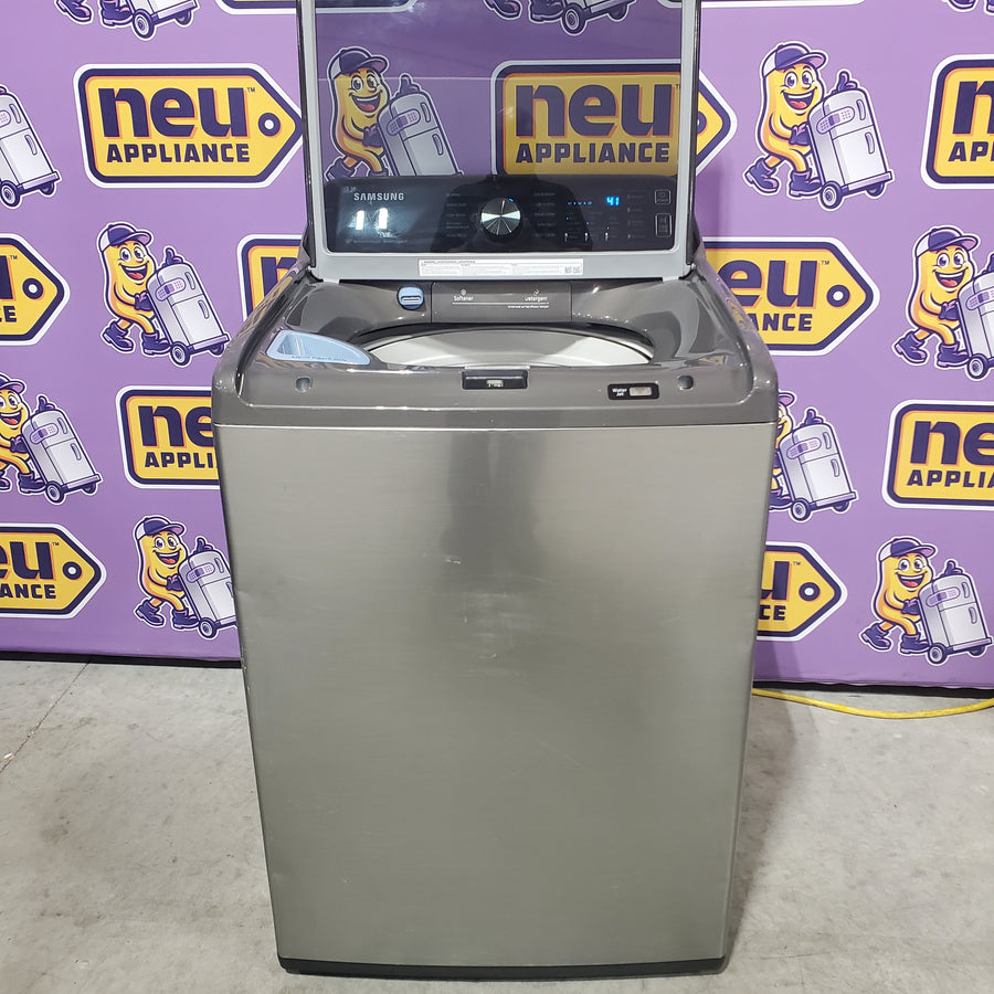 Samsung 4.5 cu. ft. Capacity Top Load Washer with Active WaterJet in Platinum WA45T3400AP - Certified Refurbished