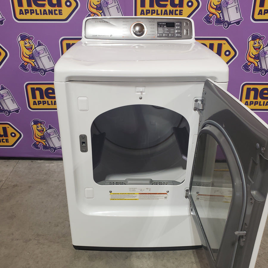 Samsung 7.4 cu. ft. Electric Dryer with Steam DV48H7400EW - Certified Refurbished