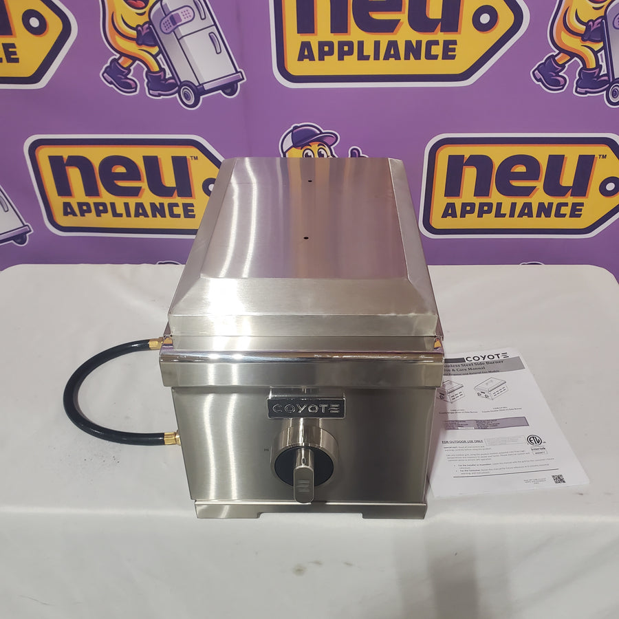 Coyote 12 Inch Built-In Natural Gas Single Side Burner C3SBNG - Open Box
