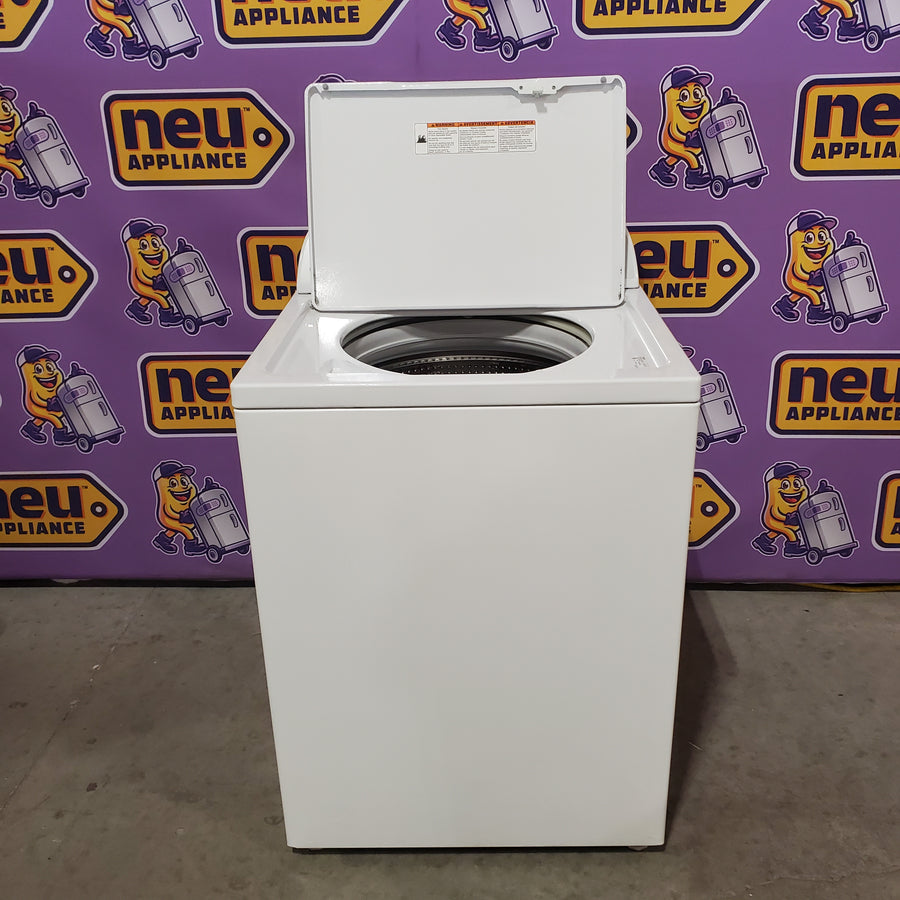 Whirlpool 3.8–3.9 Cu. Ft. Top Load Washer with 2 in 1 Removable Agitator and Soil Level Selection WTW4957PW - Certified Refurbished and Whirlpool 7-cu ft Vented Electric Dryer WED4815EW - Scratch & Dent (Minor)