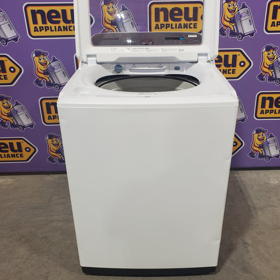 Samsung ENERGY STAR 5.0 cu. ft. Top Load Washing Machine with Active Water Jet WA50R5200AW - Certified Refurbished