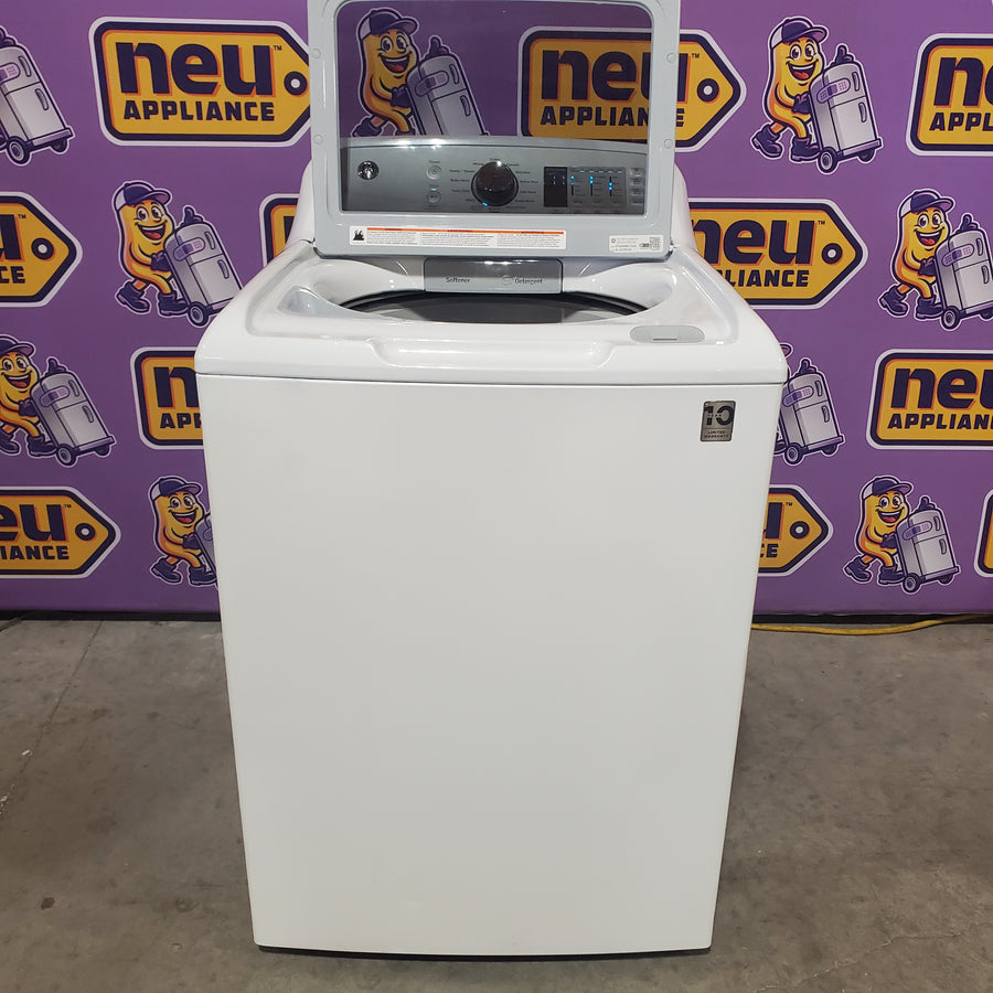 GE® 4.6 cu. ft. Capacity Washer with Stainless Steel Basket GTW680BSJWS - Certified Refurbished