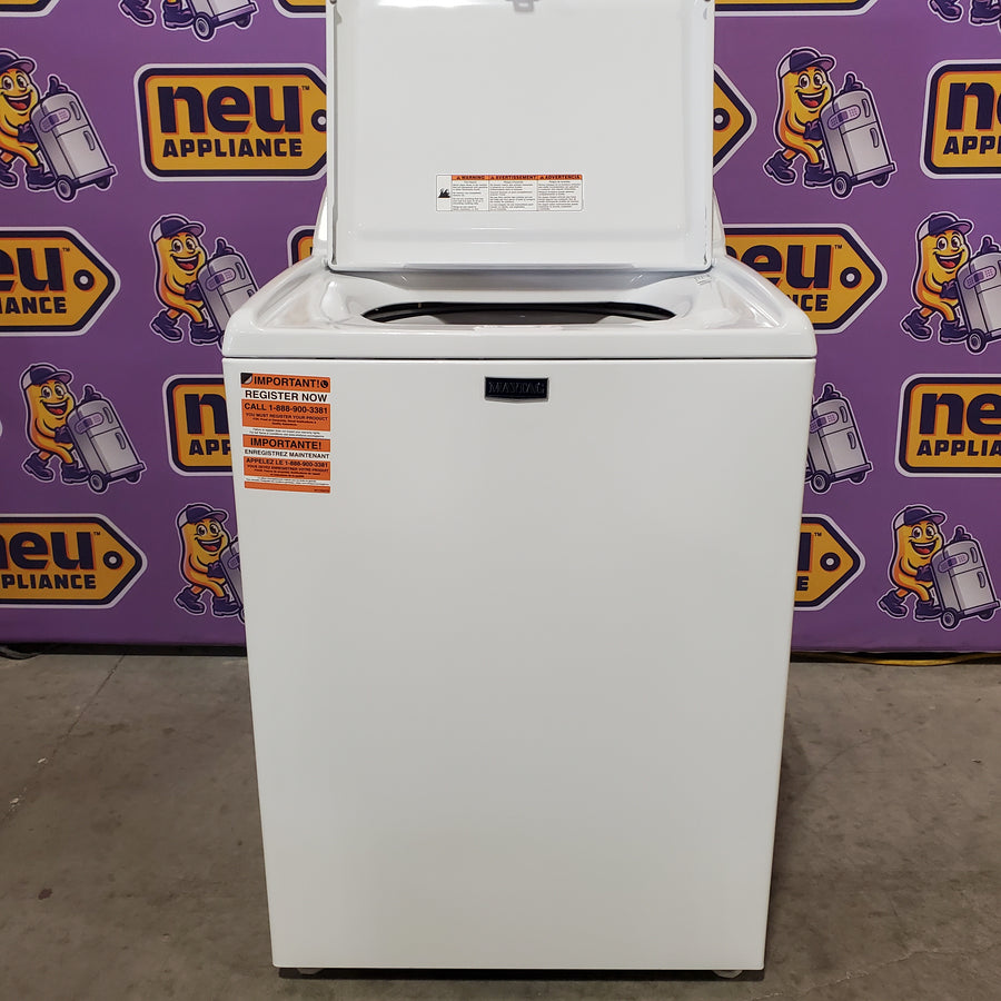 Maytag 4.2 Cu. Ft. Capacity Top Load Washer in White MTW4205SW - Scratch & Dent (Minor)