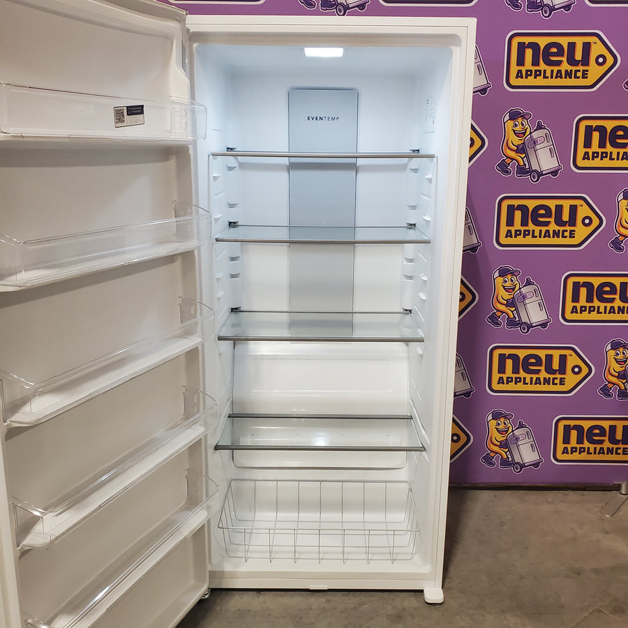 Frigidaire 20 Cu. Ft. ENERGY STAR Garage Ready White Upright Freezer with EvenTemp™ Cooling System FFUE2024AW - Scratch & Dent (Minor)