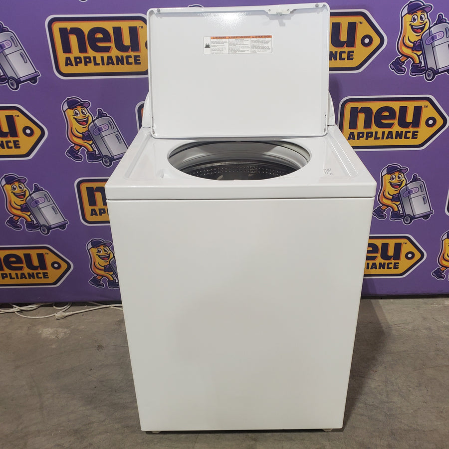 Whirlpool 3.8–3.9 Cu. Ft. Top Load Washer with 2 in 1 Removable Agitator and Soil Level Selection WTW4957PW - Certified Refurbished and Whirlpool 7-cu ft Vented Electric Dryer WED4815EW - Certified Refurbished