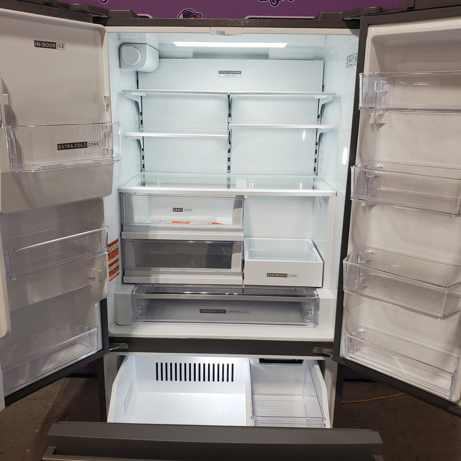 Whirlpool Counter-Depth 23.4-cu ft 3 -Door Refrigerator with Dual Ice Maker with Water and Ice Dispenser WRFC5236RZ - Scratch & Dent (Minor)