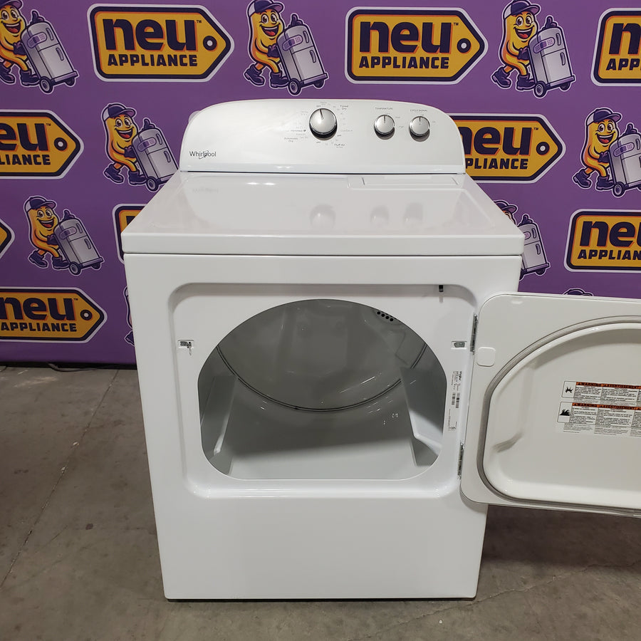 Whirlpool White Electric Extra Large 7.0 Cu. Ft. Dryer with Wrinkle Shield 22421771 - WED4815EW - Scratch & Dent (Minor)