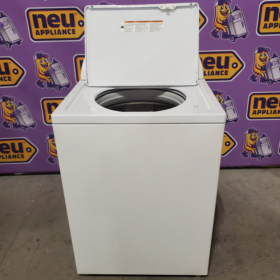 Whirlpool 3.8–3.9 Cu. Ft. Top Load Washer with 2 in 1 Removable Agitator and Soil Level Selection WTW4957PW - Certified Refurbished and Whirlpool 7-cu ft Vented Electric Dryer WED4815EW - Scratch & Dent (Minor)