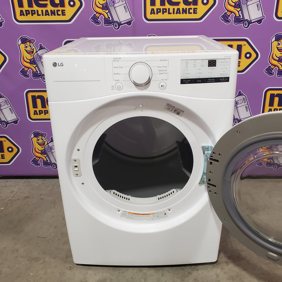 LG Ultra Large Capacity Front Load 4.5 Cu. Ft. Washer in White with ColdWash Technology WM3400CW - Scratch & Dent (Moderate) and LG 7.4 cu. ft. Large Capacity Electric Dryer in White DLE3400W - Open Box