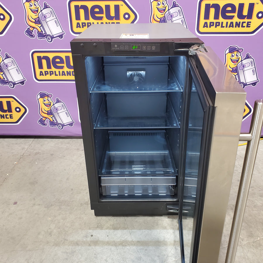 U-Line 1 Class 194-Can Beverage Cooler in Stainless Steel UHBV024SG01A - Open Box