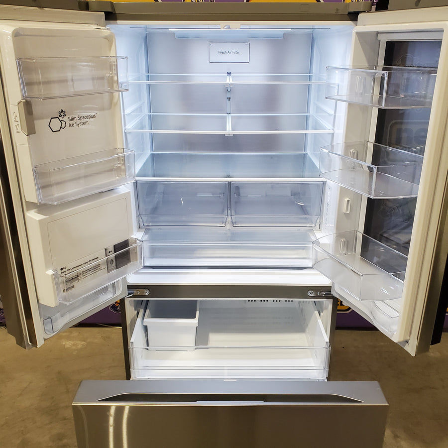 LG 31 cu. ft. Smart Standard-Depth MAX™ French Door Refrigerator with InstaView® Door-in-Door LF31S6360S - Scratch & Dent (Moderate)