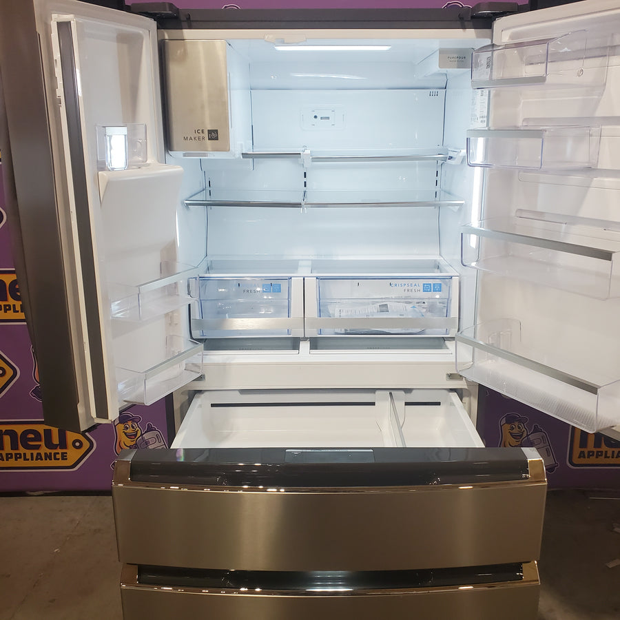 Frigidaire Gallery 22 Cu. Ft. 4-Door Counter-depth French Door Refrigerator with Ice Maker (Fingerprint Resistant Stainless Steel) ENERGY STAR GRMC2273CF - Scratch & Dent (Moderate)