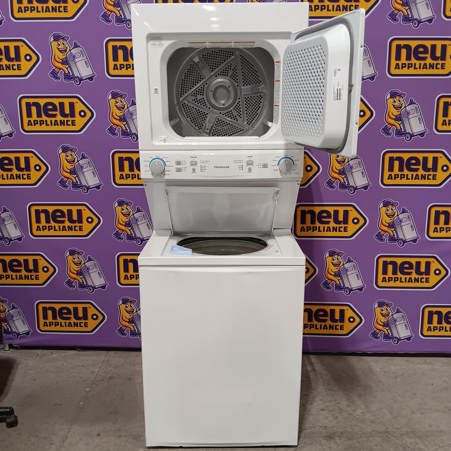 Frigidaire Electric Washer/Dryer Laundry Center - 3.9 Cu. Ft Washer and 5.5 Cu. Ft. Dryer 22442629 - FLCE7522AW - Scratch & Dent (Moderate)