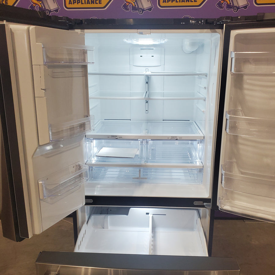 GE ENERGY STAR 25.7 Cu. Ft. Fingerprint Resistant French-Door Refrigerator GFE26JYMFS - Scratch & Dent (Minor)