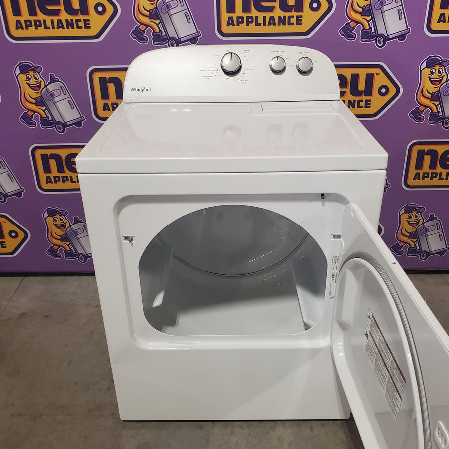 Whirlpool White Electric Extra Large 7.0 Cu. Ft. Dryer with Wrinkle Shield WED4815EW - Scratch & Dent (Minor)