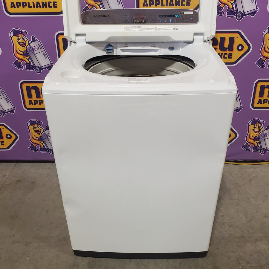 Samsung ENERGY STAR 5.0 cu. ft. Top Load Washing Machine with Active Water Jet WA50R5200AW - Certified Refurbished