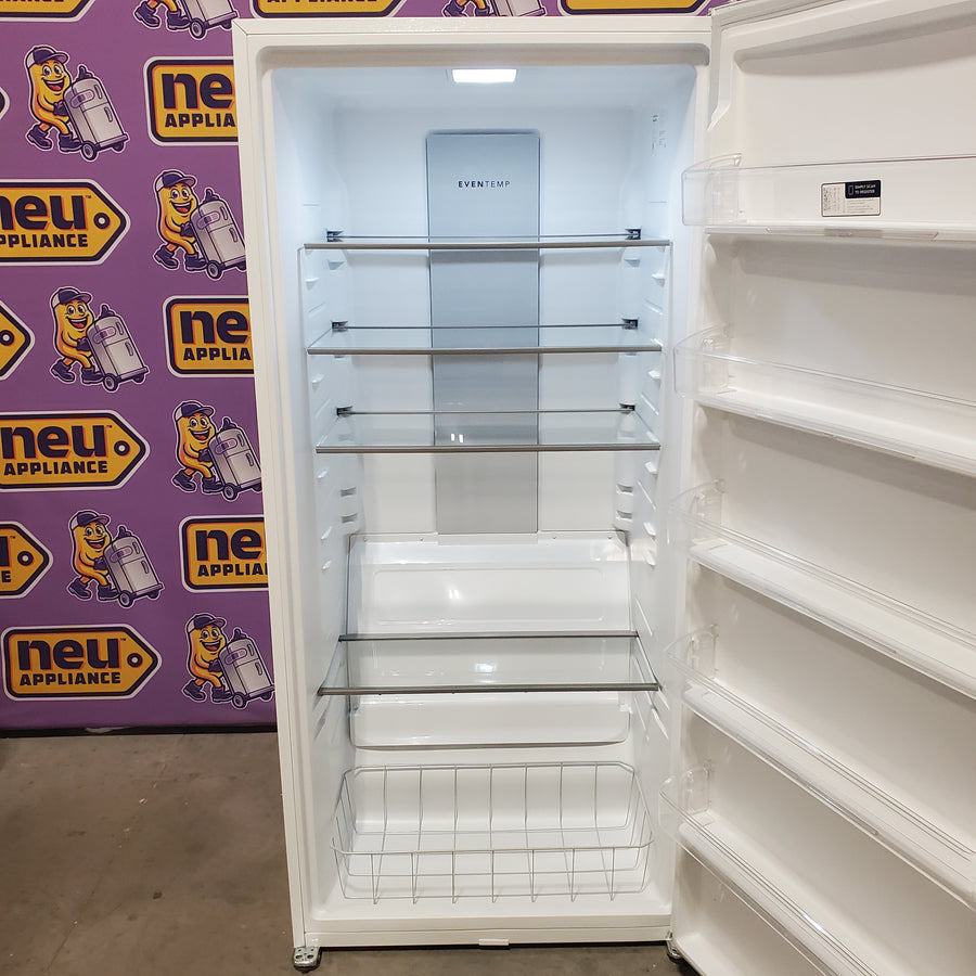 Frigidaire 20 Cu. Ft. ENERGY STAR Garage Ready White Upright Freezer with EvenTemp™ Cooling System FFUE2024AW - Scratch & Dent (Minor)