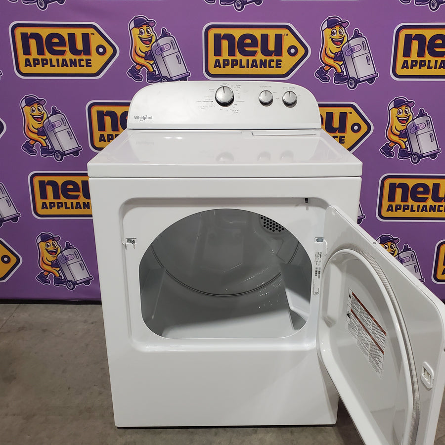 Whirlpool White Electric Extra Large 7.0 Cu. Ft. Dryer with Wrinkle Shield 22421741 - WED4815EW - Scratch & Dent (Minor)