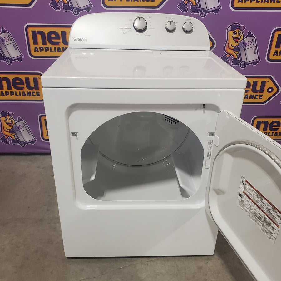 Whirlpool White Electric Extra Large 7.0 Cu. Ft. Dryer with Wrinkle Shield 22421742 - WED4815EW - Scratch & Dent (Minor)
