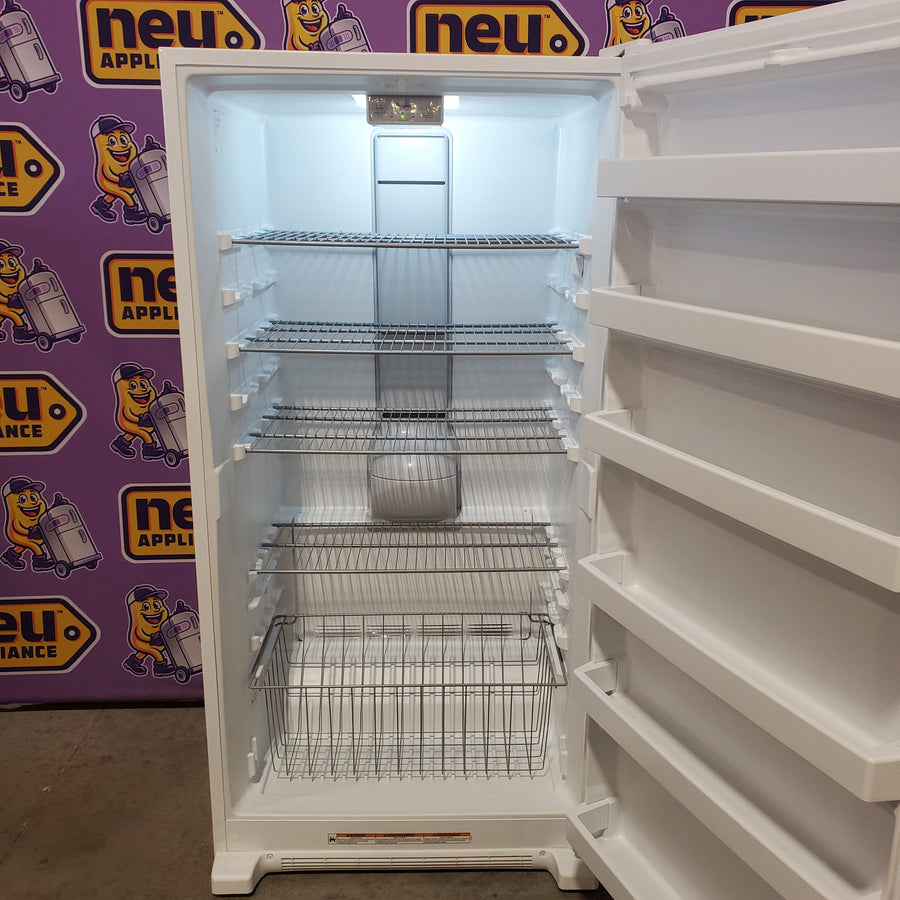 Whirlpool 20 cu. ft. Upright Freezer with LED Lighting with Fast Freeze WZF34X20DW - Scratch & Dent (Minor)