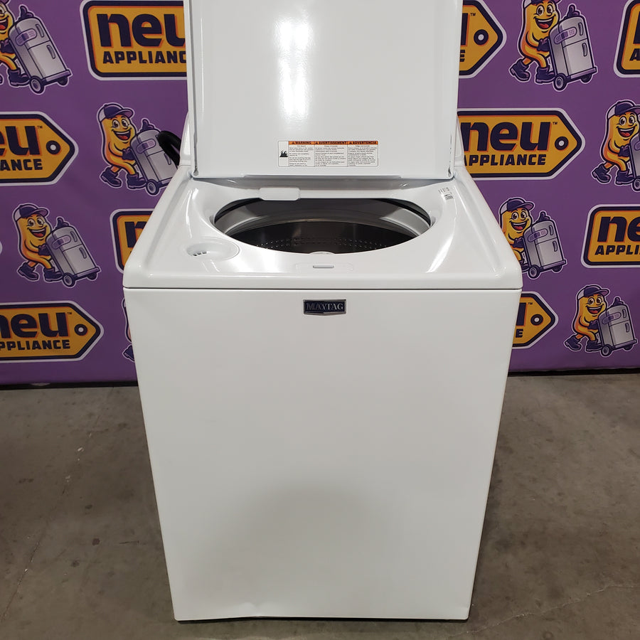 Maytag Top Load 4.5 Cu. Ft. Washer with Deep Fill in White MVW4505MW - Scratch & Dent (Moderate)
