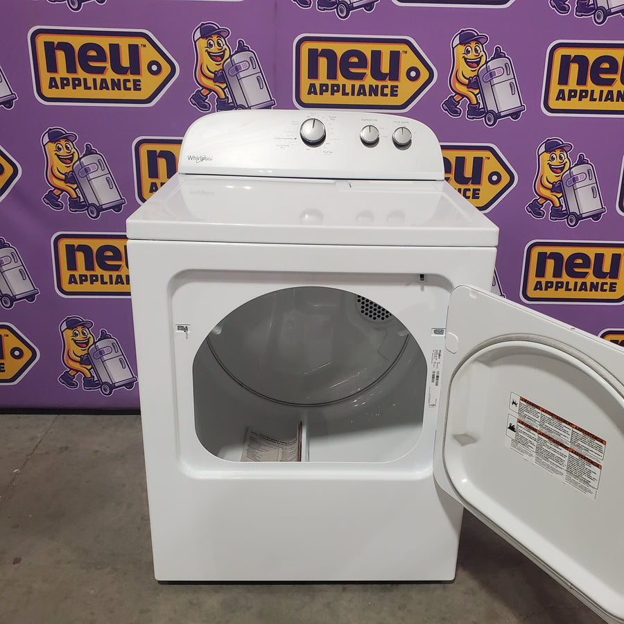 Whirlpool White Electric Extra Large 7.0 Cu. Ft. Dryer with Wrinkle Shield WED4815EW - Open Box