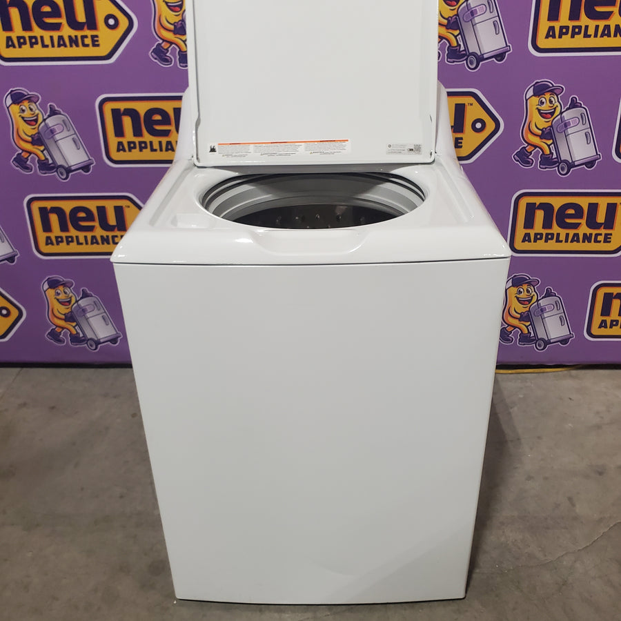 GE® 4.2 cu. ft. Capacity Washer with Stainless Steel Basket GTW335ASNWW - Certified Refurbished