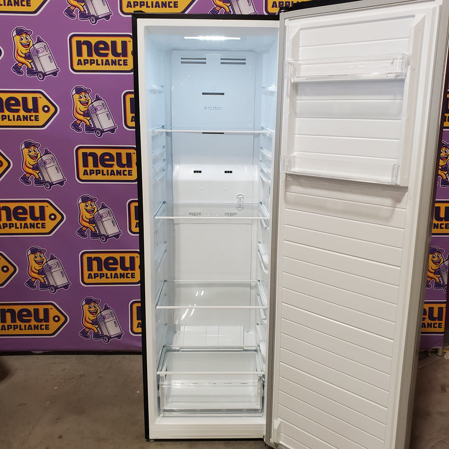 Vissani 11 cu. ft. Convertible Upright Freezer in Stainless Look with Adjustable Shelving, Garage Ready MDUF11SS5 - Open Box