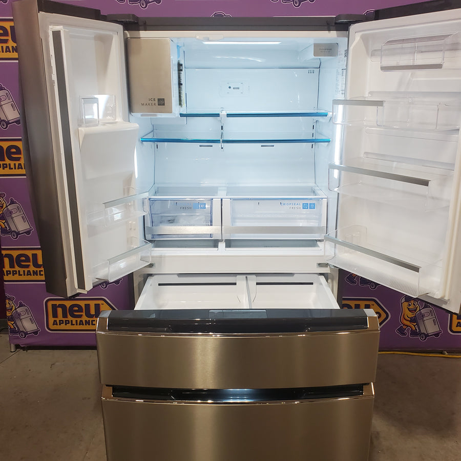 Frigidaire Gallery 22 Cu. Ft. 4-Door Counter-depth French Door Refrigerator with Ice Maker (Fingerprint Resistant Stainless Steel) ENERGY STAR GRMC2273CF - Open Box